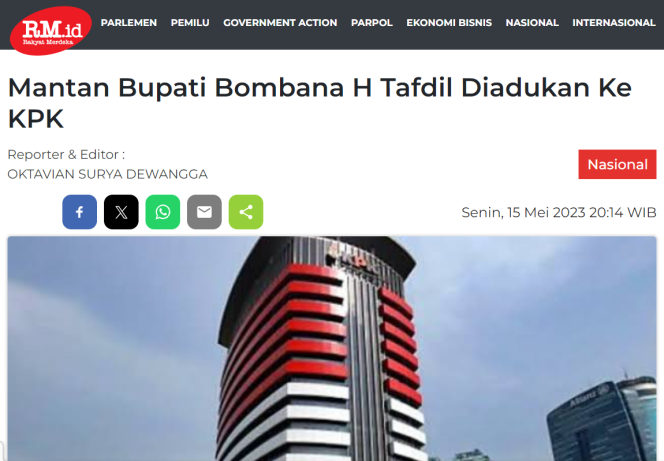
 Melawan Politik Dinasti di Kabupaten Bombana