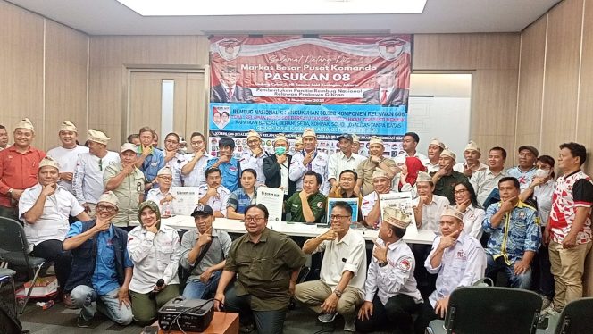 
 DPP Pasukan 08 Bawa 80 Gerbong Organisasi Relawan Nasional untuk memenangkan Pilkada 2024 Calon Bupati Merauke, Andrias Parapaga.