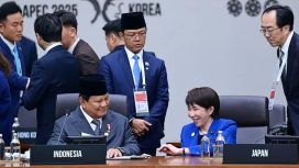 Saat Presiden Prabowo Subianto berbincang dengan Perdana Menteri Jepang, Sanae Takaichi