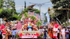 Carnaval bunga di Kota Batu 2025