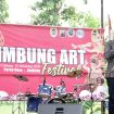 Bupati klaten Bpk Hamenang Wajar Ismoyo,S.I.kom turut hadir dan mendukung UMKM dan PAGUYUPAN SENI DI DESA JIMBUNG