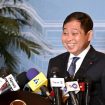 Jonan saat diwawancarai awak media