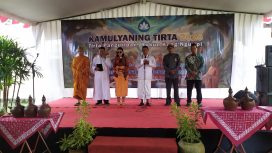 Para pemuka agama pimpin doa bersama lintas iman dalam acara Kamulyaning Tirta 2025 (Dok.Pribadi)