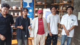 Dari kiri, Adib Muktafi, Alya Rahmani, Muchlis Arif, Rizky Octa Putra Levy dan Ilham Maulana Putra