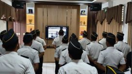 Pimpinan dan pegawai Lapas Klaten ikuti apel bersama awal tahun 2026 secara virtual bersama Kemenko Kumham Imipas, Kementrian Hukum, Kementrian HAM , dan Kementrian Imipas.